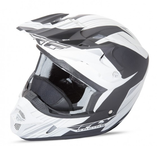 Fly Racing Kinetic Pro Cold Weather Helmet Matte White/Black Xs 73-4935Xs