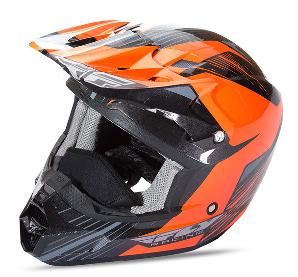 Fly Racing Kinetic Pro Cold Weather Helmet Orange/Black Xs 73-4938Xs