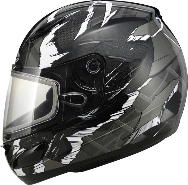 Gmax Gm-48S Helmet Dark Silver/Black/White S G6481544 Tc-19