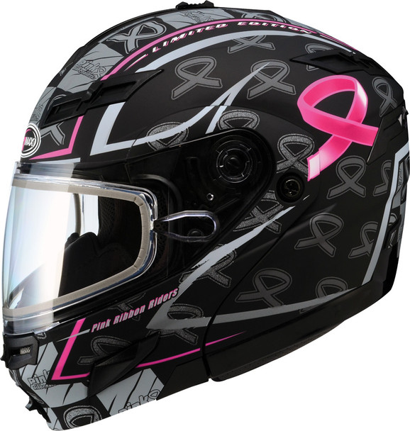 Gmax Gm-54S Modular Helmet Le Pink Ribbon Xs G2545403