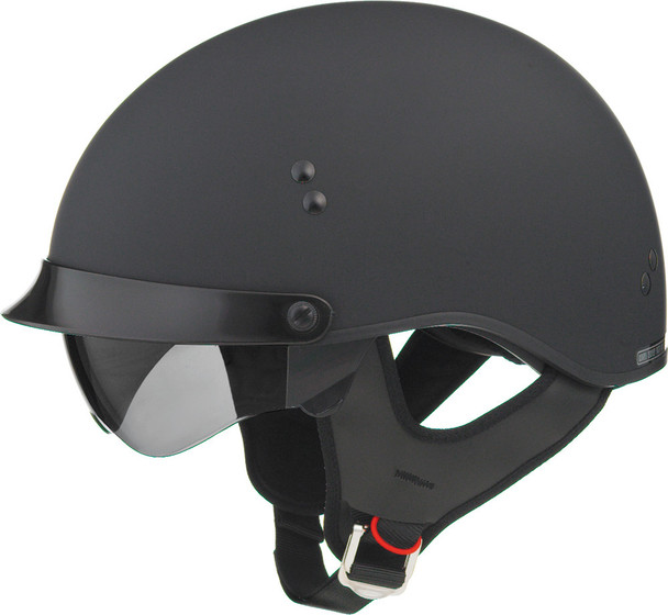 Gmax Gm55 Full Dress Half Helmet Flat Black X G355077