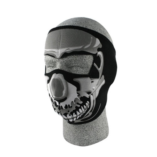 Balboa Neoprene Face Mask Chrome Skull Wnfm023