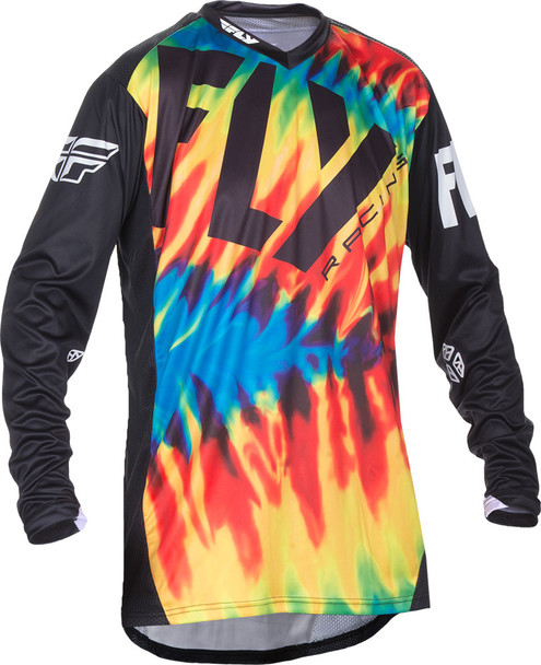 Fly Racing Lite Jersey Tie-Dye/Black M Limited Edition 370-729M