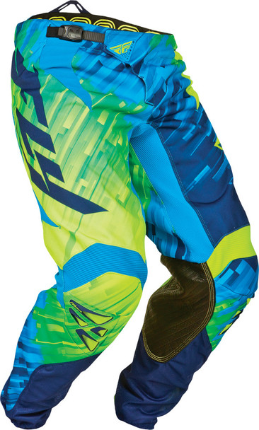 Fly Racing Kinetic Glitch Pant Blue/Hi-Vis Sz 20 368-43120