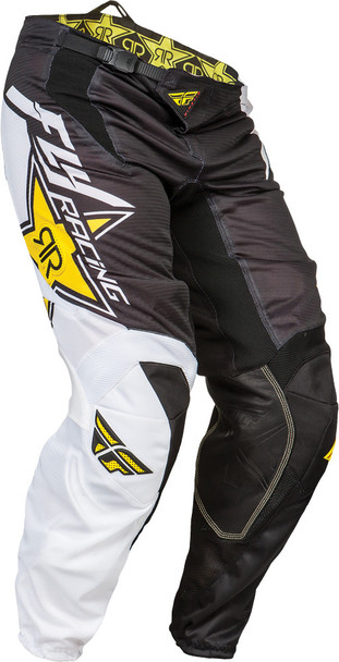 Fly Racing Kinetic Mesh Rockstar Pant Yellow/Black Sz 38 369-33938