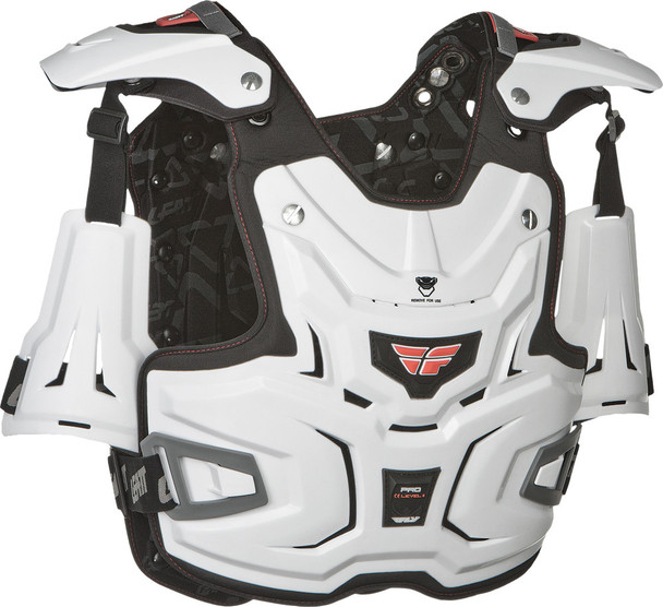 Fly Racing Adventure Pro Chest Protector (White) Fly Pro Grd Wt S/M