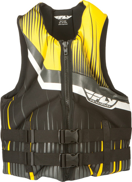 Fly Racing Neoprene Life Vest Black/Yellow Xs 142424-300-010-14