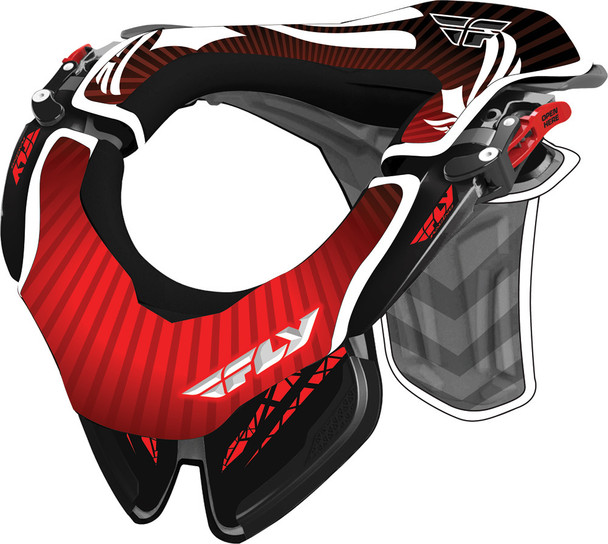 Fly Racing Podium Neck Brace Red/Black L/X 360-7131