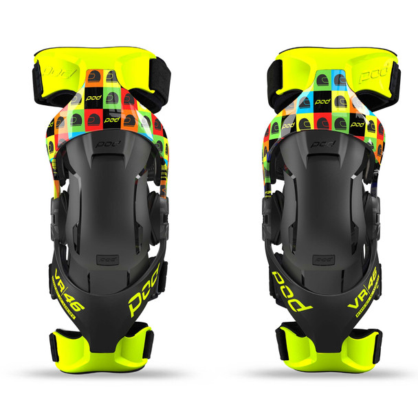 Pod K4 2.0 Le Vr46 Knee Brace (Pr) Xs/Sm K4027-R46-Xs/Sm