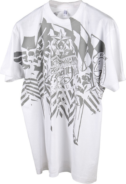 Fly Racing Tee Chaos Wht Yth-S Chaos White Ys