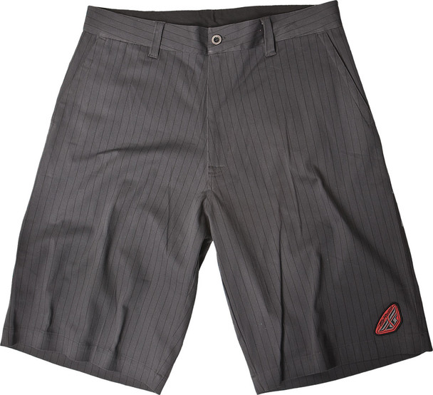 Fly Racing Pin-Stripe Shorts Grey Sz 26 353-01626