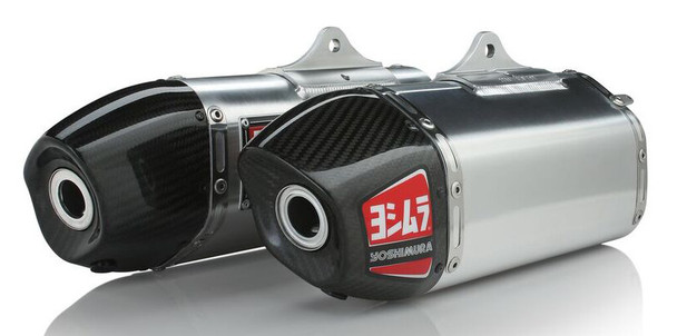 Yoshimura Rs-9 Header/Canister/End Cap Exhaust Dual Slip-On Ss-Al-Cf 225822H320