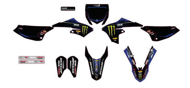 D-Cor Graphic Kit 20 Monster Kaw Kxf 450 (16-18) 10-20-760