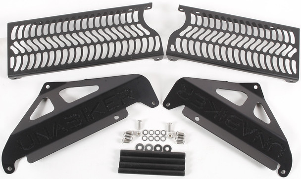 Unabiker Radiator Guard (Black) Kkx09250F-K