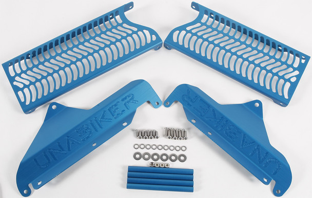 Unabiker Radiator Guard (Blue) Kkx13250R-B