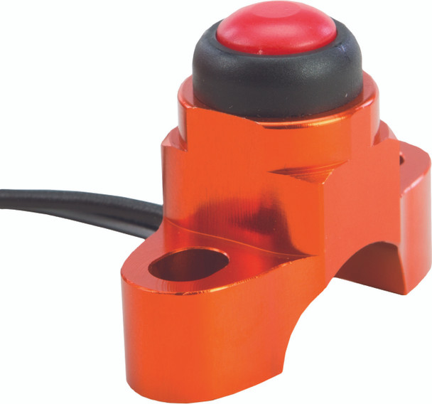 Fly Racing Billet Spacesaver Perch Mount Kill Switch Orange Ks-01 Orange