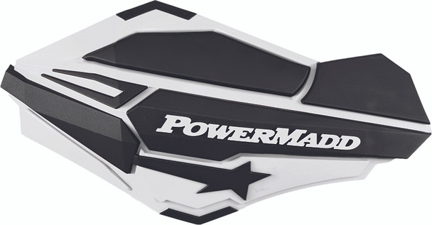 Powermadd Sentinal Handguards (White/Black) 34408