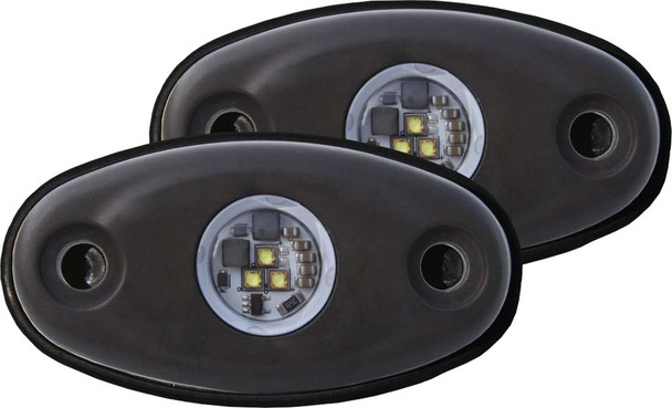 Rigid A-Series High Power Triplex W/Amber Led (Pair) 48235