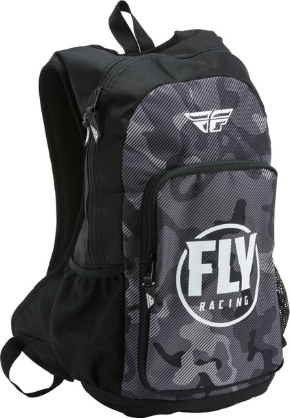 Fly Racing Jump Pack Backpack Black/Grey/White Camo 28-5208