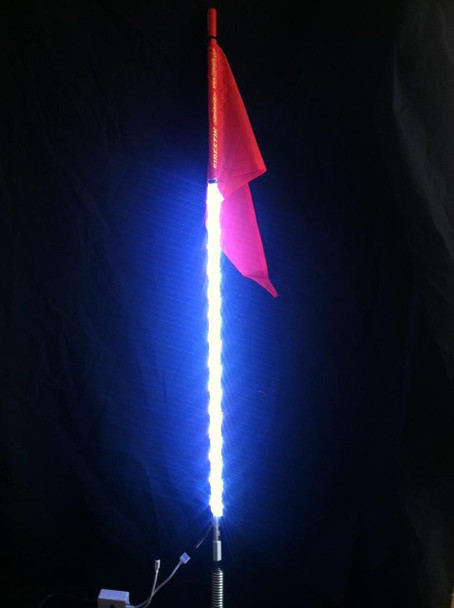 Whip It Lighted Flags 3' 5/Pk Utv 3 Ft