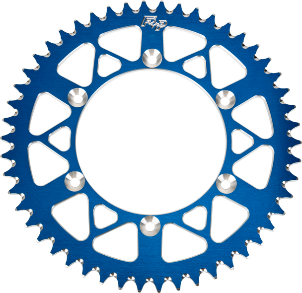 Fire Power Rear Sprocket Aluminum 52T-520 Blu Hon/Yam 208-52 Blu