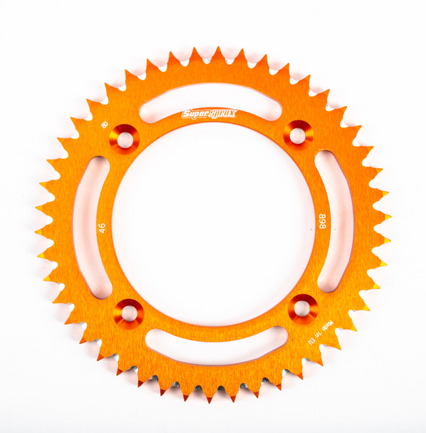 Supersprox Rear Sprocket Aluminum 46T-428 Org Husq/Ktm Ral-898-46-Org