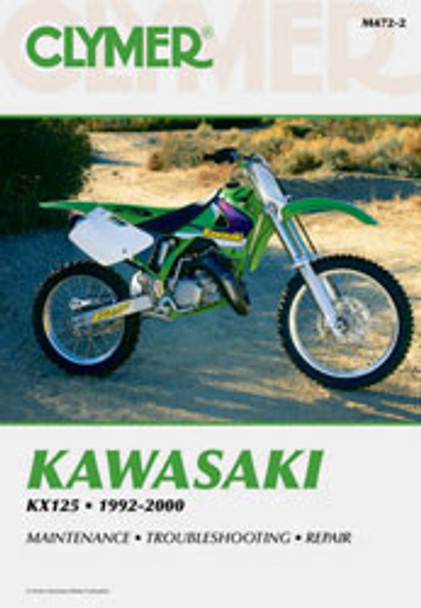 Clymer Repair Manual Kaw Kx125 Cm472-2