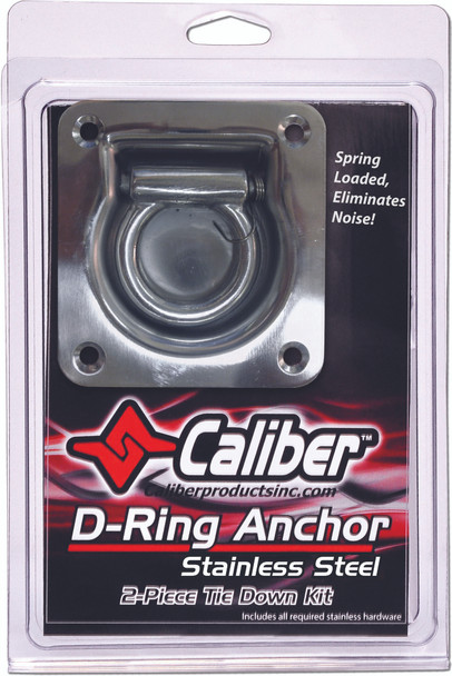 Caliber Stainless Steel Trailer D-Ring Kit 13521