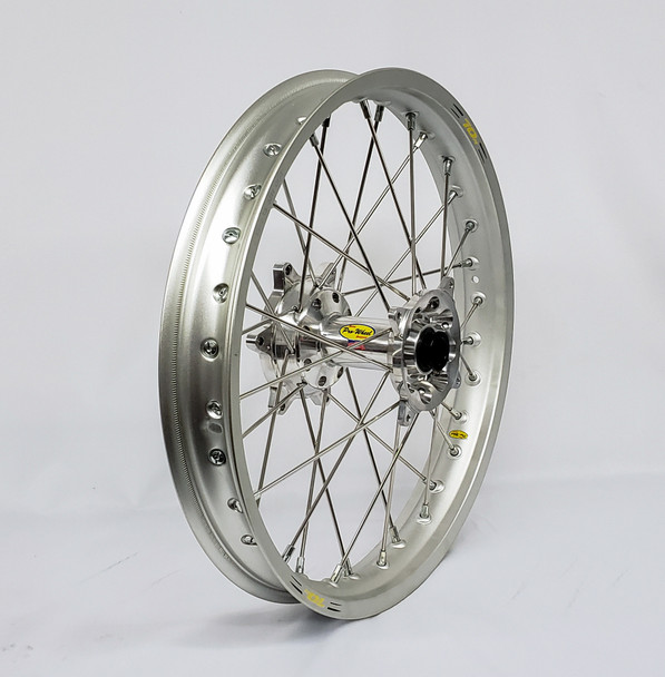 Pro-Wheel Wheel Rear 2.15X19 Silver Hub Sil Rim/Sil Spoke/Sil Nipple 24-2201111