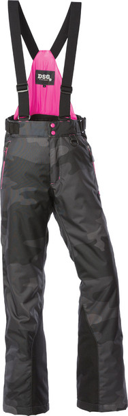 DSG Craze Bib 3X Black/Camo/Pink 97230