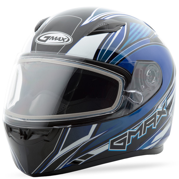 Gmax Ff-49 Full-Face Sektor Snow Helmet Blue/White/Black Xs G2491213 Tc-2