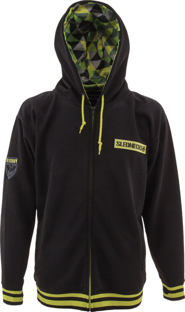 Slednecks Destroy Zip Hoodie Black 2X 510016