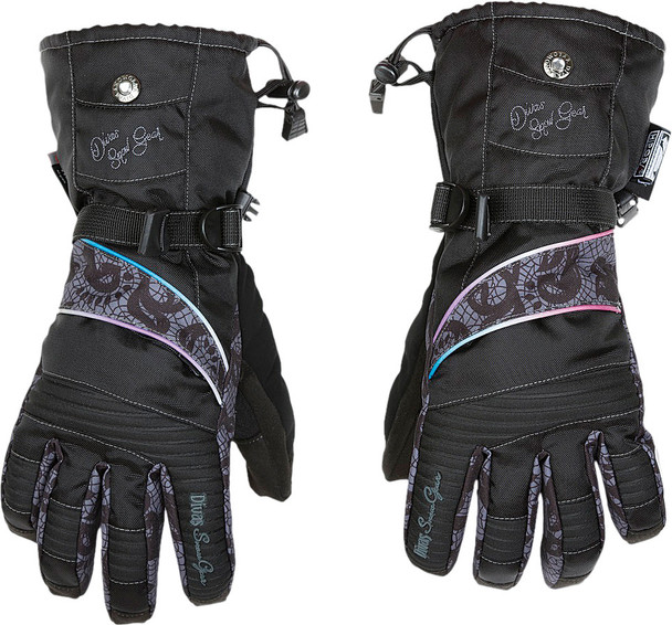 DSG Lace Gloves Black Xs 12523