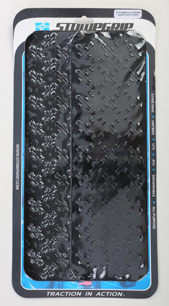 Stompgrip 2/Pk Stompgrip Strips Black Quadplate 33-13-0003B