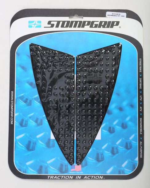 Stompgrip Stompgrip Tank & Con Kit S/M Black Volcano 20-10-0001B