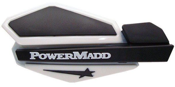 Powermadd Star Series Handguards (White/Black) 34208