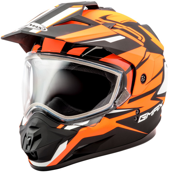 Gmax Gm-11 Dual-Sport Vertical Snow Matte Black/Neon Orange Xl G2111697 F.Tc-26