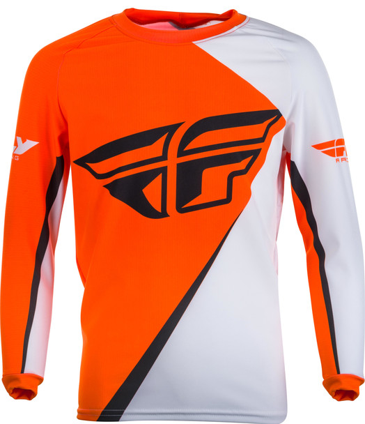 Fly Racing Snx Jersey Orange/White Youth Md Snx-1901Ym