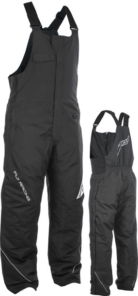 Fly Racing Outpost Bib Black/Grey L #6152 470-4210L