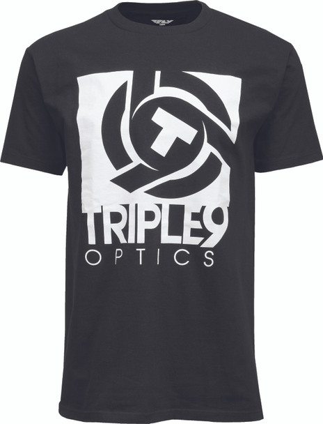 Triple 9 Logo Tee Black Sm 37-2750S