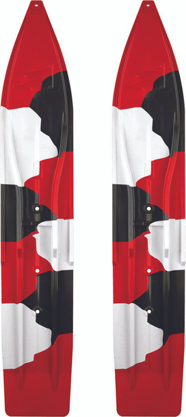 Slydog Pr/ Sly Dog Powderhound Ski 8" Camo Red/Black/White Ph8Urcredblkwht