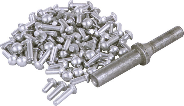 Ve Solid Aluminum 3/8" Rivets 500/Pk 44-21002