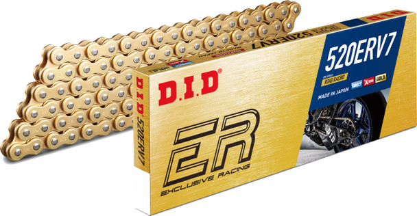 D.I.D Chain 520Erv7 112L Gold/Gold 520Erv7112Zb