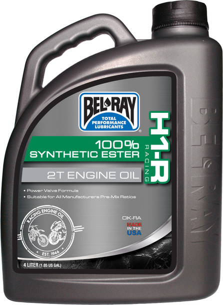 Bel-Ray H1-R Synthetic 2T Oil 4L 99280-B4Lw
