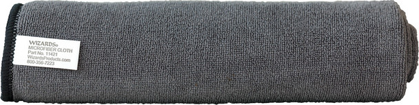 Wizards Microfiber Cloth Grey 16"X16" 11421