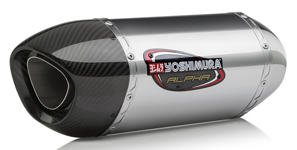 Yoshimura Exhaust Signature Alpha Slip-On Ss-Ss-Cf 13141Em520