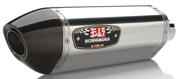Yoshimura Signature R-77 Slip-On Exhaust Ss-Ss-Cf 16290E0520