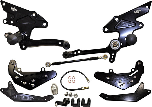 Voodoo Billet Rear Set Black Vrd1332