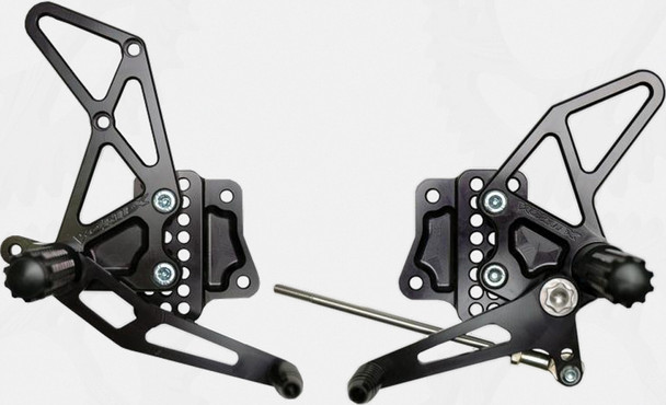 Vortex Rear Set Complete Blk Suz Rs560K