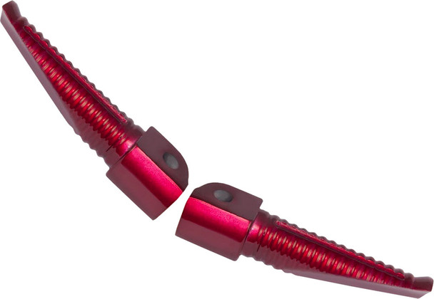 Yana Shiki Billet Aluminum Footpegs Red Anodized A5020R